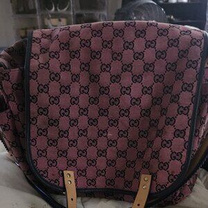 Gucci Pink Baby Diaper Bag